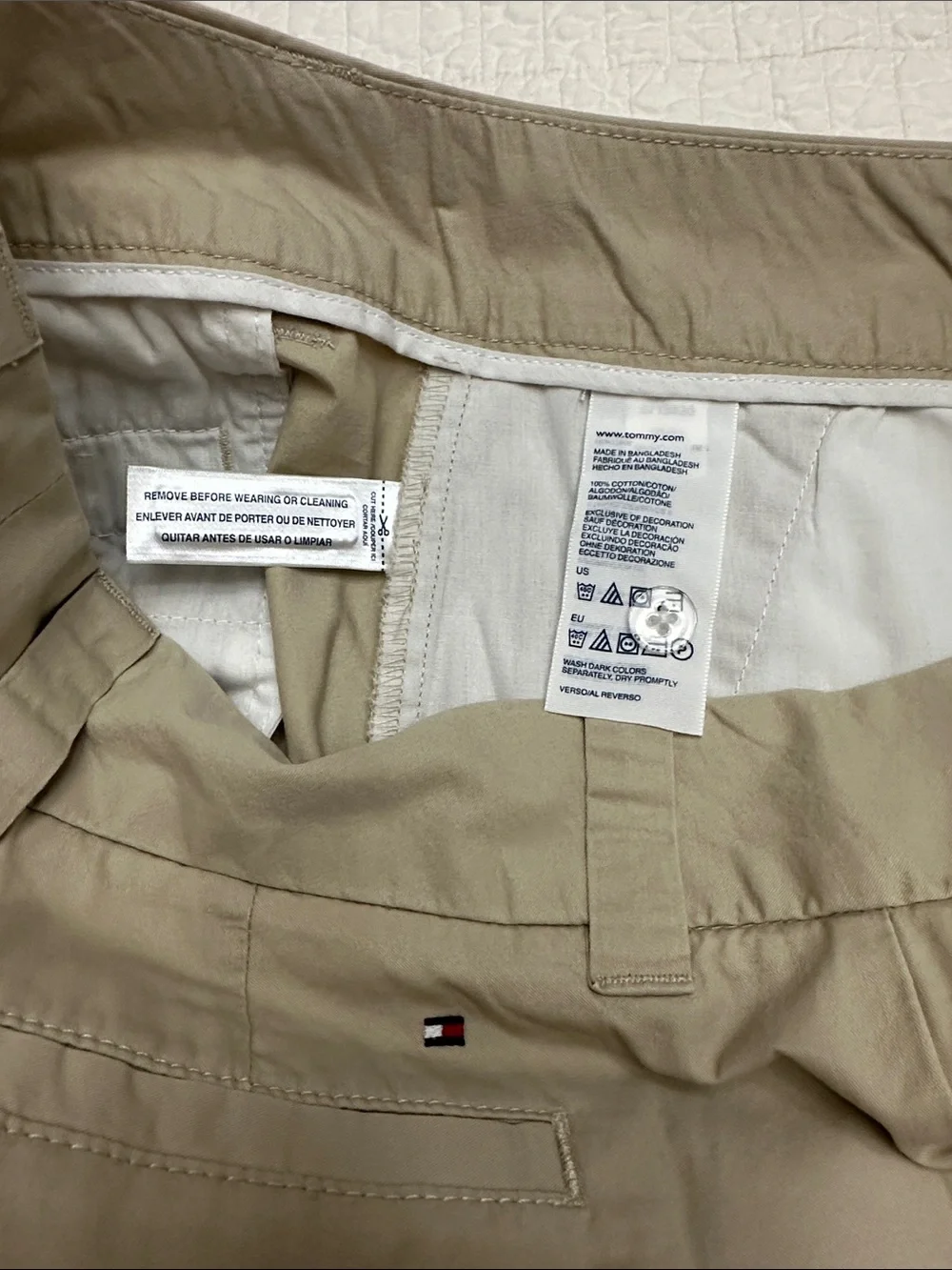 Tommy Hilfiger White Chino Shorts 5